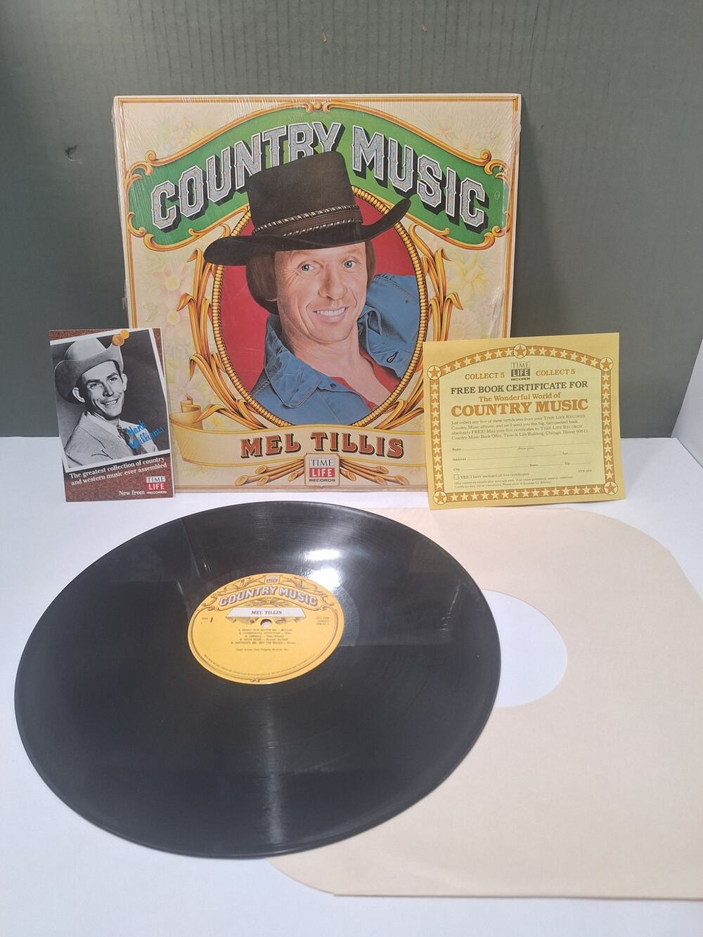 Mel Tillis Country Music Vinyl LP Time Life Records VG+ In Shrink STW-111